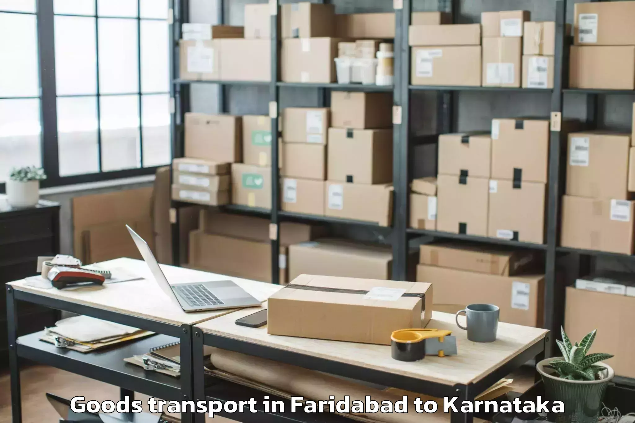 Book Your Faridabad to Ranebennur Goods Transport Today